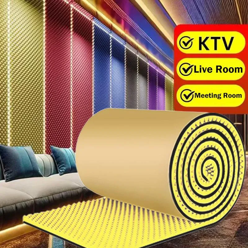 Soundproof Foam Wall Panel Acoustic Absorption Noise Reduction For Bedroom Home Studio Drum Room Busa Penyerap Bunyi - Image 7