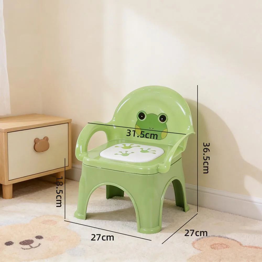 Kids Squeaky Cartoon Chair With Backrest Anti Slip Dining Stool For Baby Feeding Kerusi Kanak-Kanak - Image 7