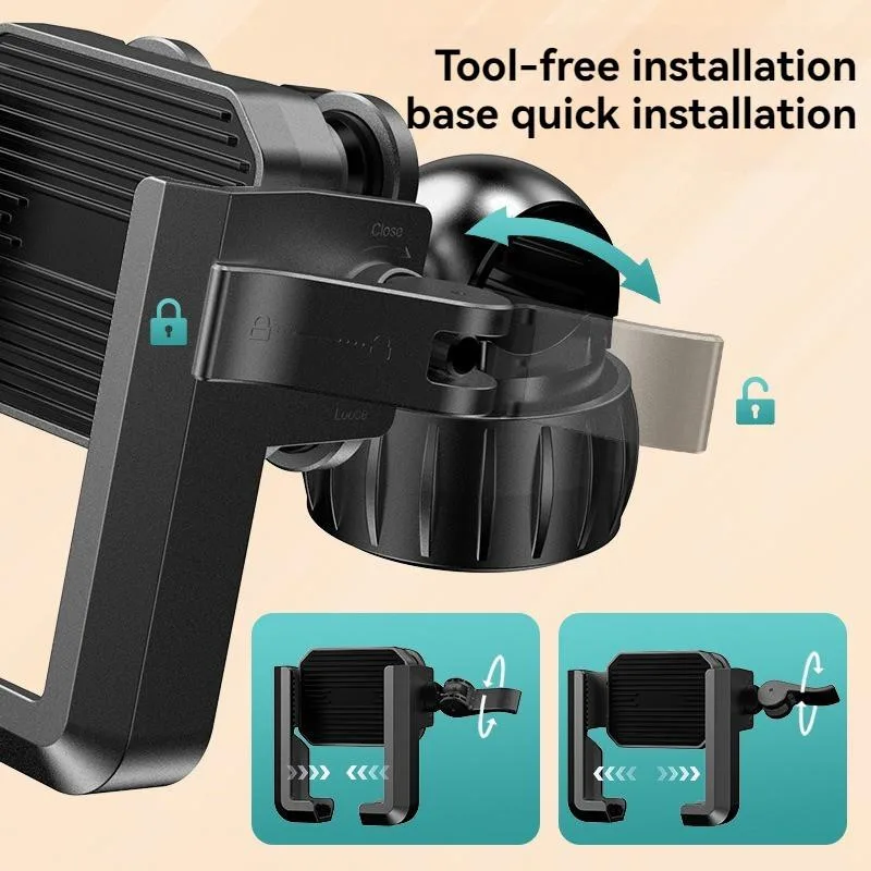 Shock Absorbing Phone Navigation Mount For Electric Motorcycle And Bicycle Pemegang Telefon - Image 7