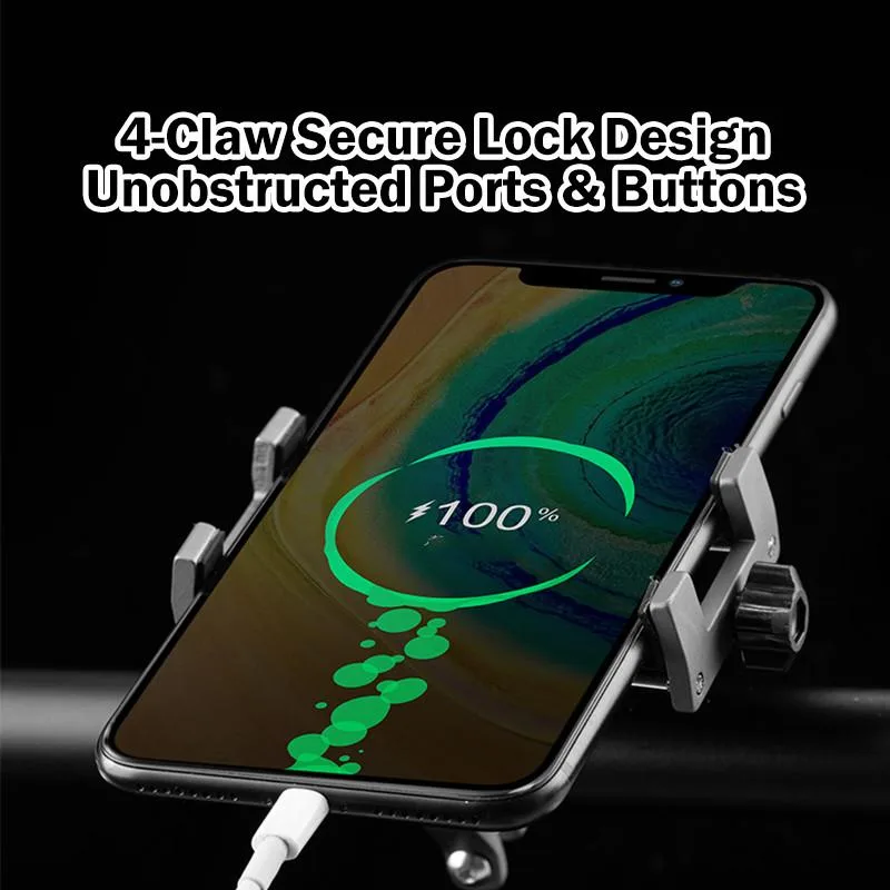 Four Claw Shockproof Anti Drop Portable Phone Navigation Mount For Mountain Bike Bicycle Pemegang Telefon - Image 7