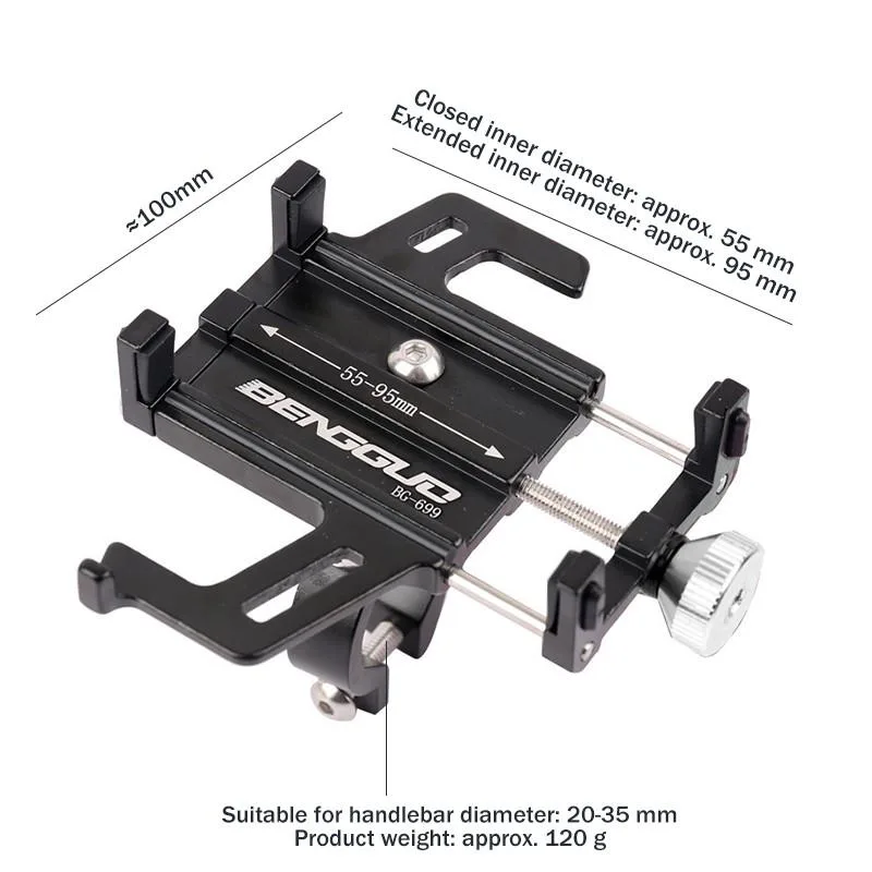 Shockproof Fixed Phone Navigation Mount For Bicycle And Electric Motorcycle Rider Pemegang Telefon - Image 7