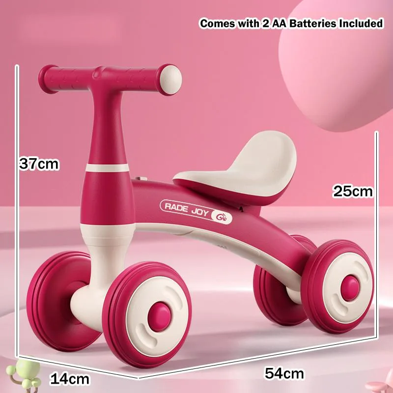 Kids Balance Bike 4 Wheels Toddler Baby Ride On Toy Learning To Walk Age 1-3 Years Kereta Gelongsor Kanak-Kanak - Image 7