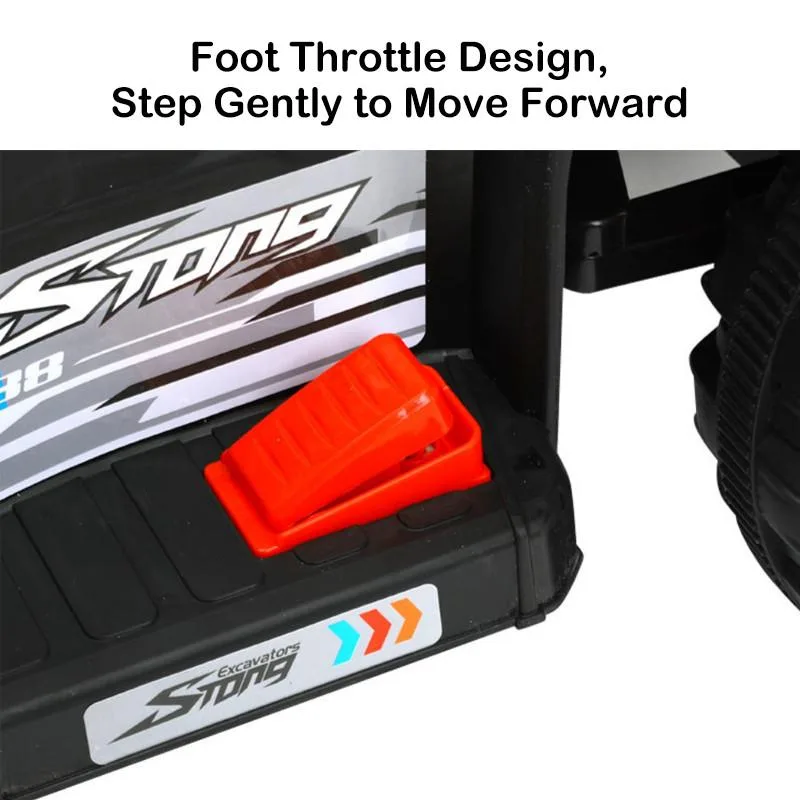 Remote Control Electric Kids Excavator Toy Dual Motor Large Rechargeable Digger Car for Boys Pengorek Elektrik - Image 7