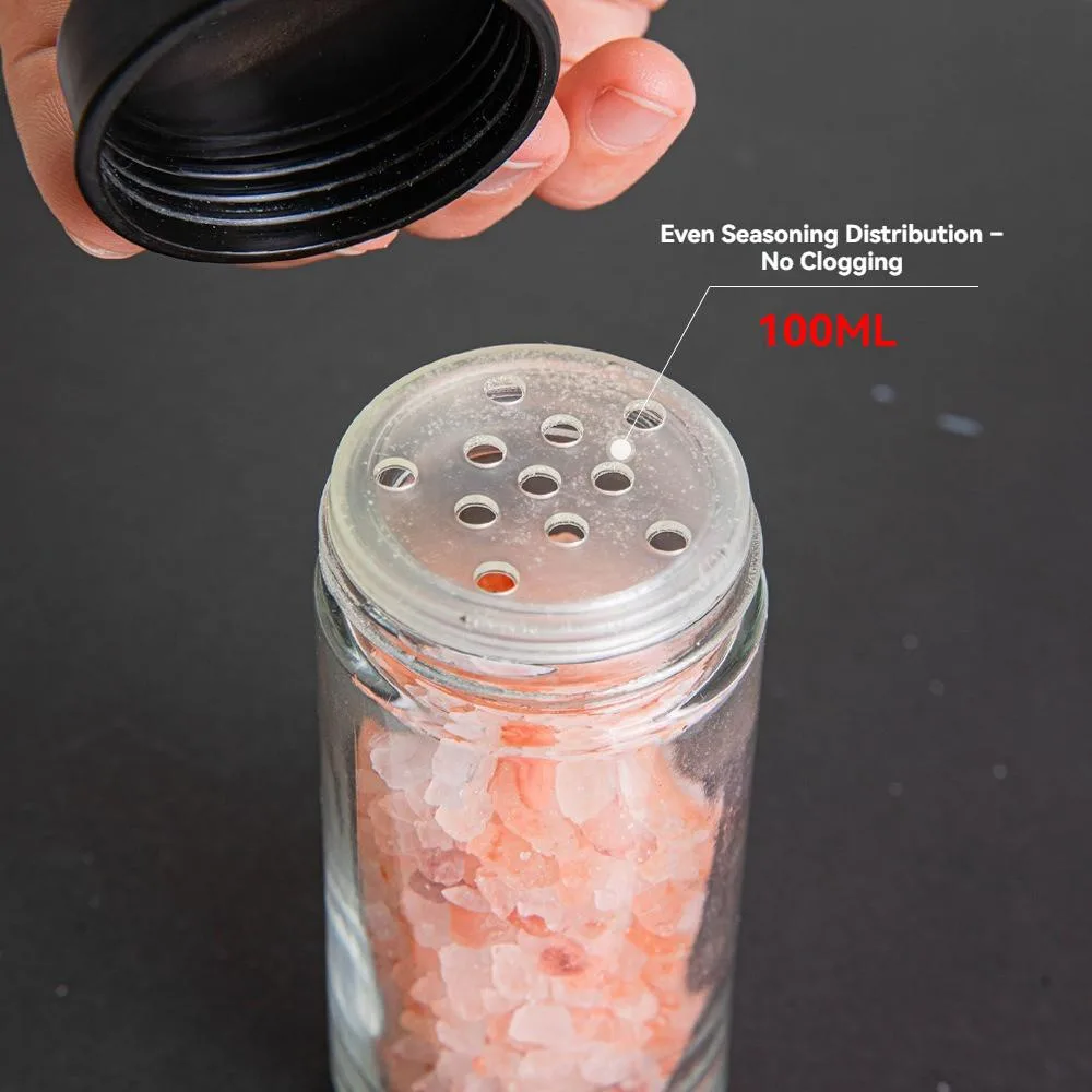 Kitchen Rotating Glass Spice Rack Set Condiment Jar Seasoning Bottle Container Organizer Rak Perasa Berputar 360 - Image 7