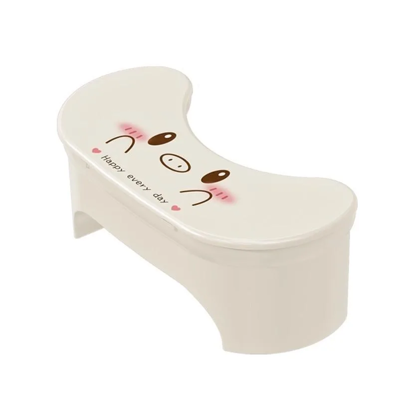 Thick Plastic Toilet Foot Stool Ergonomic Squat Stool Bathroom Step Stool for Kids & Adults Bangku Kaki Tandas - Image 7