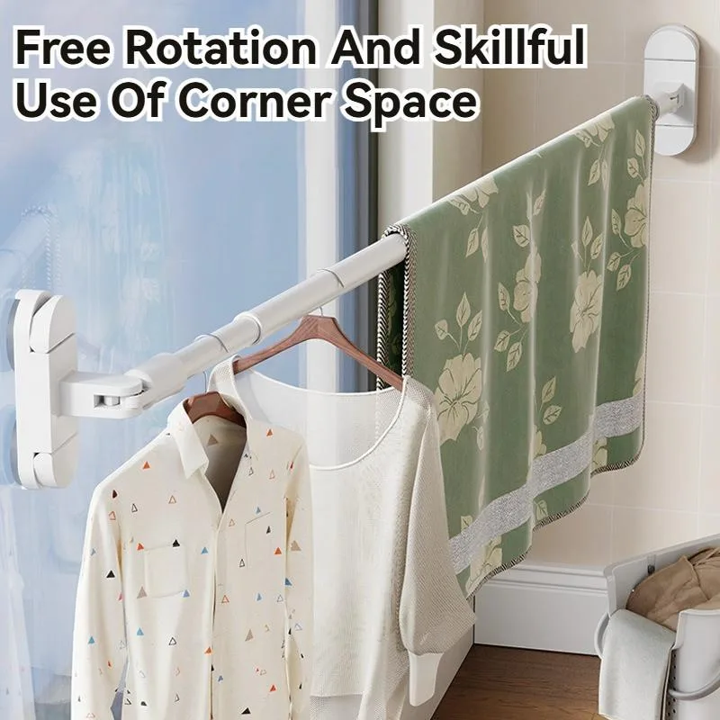Suction Cup Telescopic Clothes Drying Rod Window Balcony No-Drill Quilt Dry Rack Rak Jemuran Sedutan Boleh Laras - Image 7