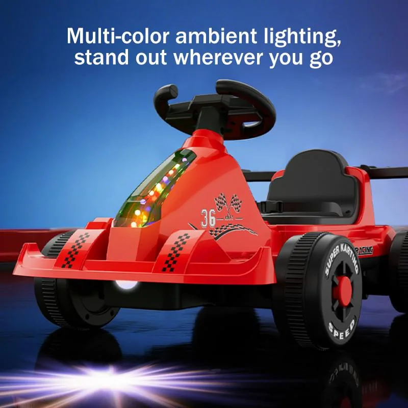 Kids Electric Go-Kart Four-Wheel Car Remote Control Toy for Boys & Girls Kart Elektrik - Image 7
