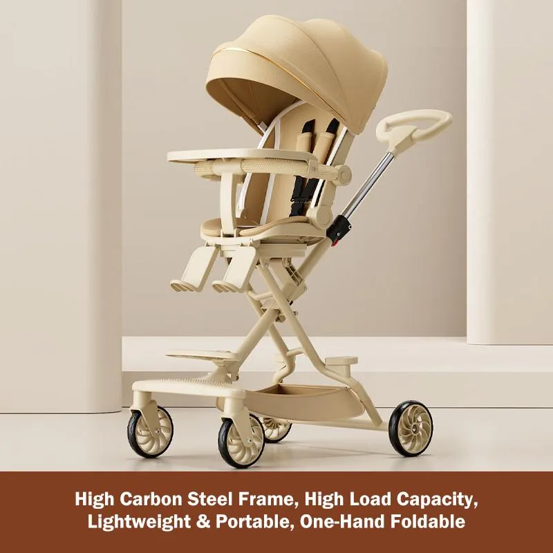Lightweight Foldable Reversible Baby Stroller Sit And Lie Outdoor Kids Pushchair Stroller Kereta Sorong Bayi - Image 7