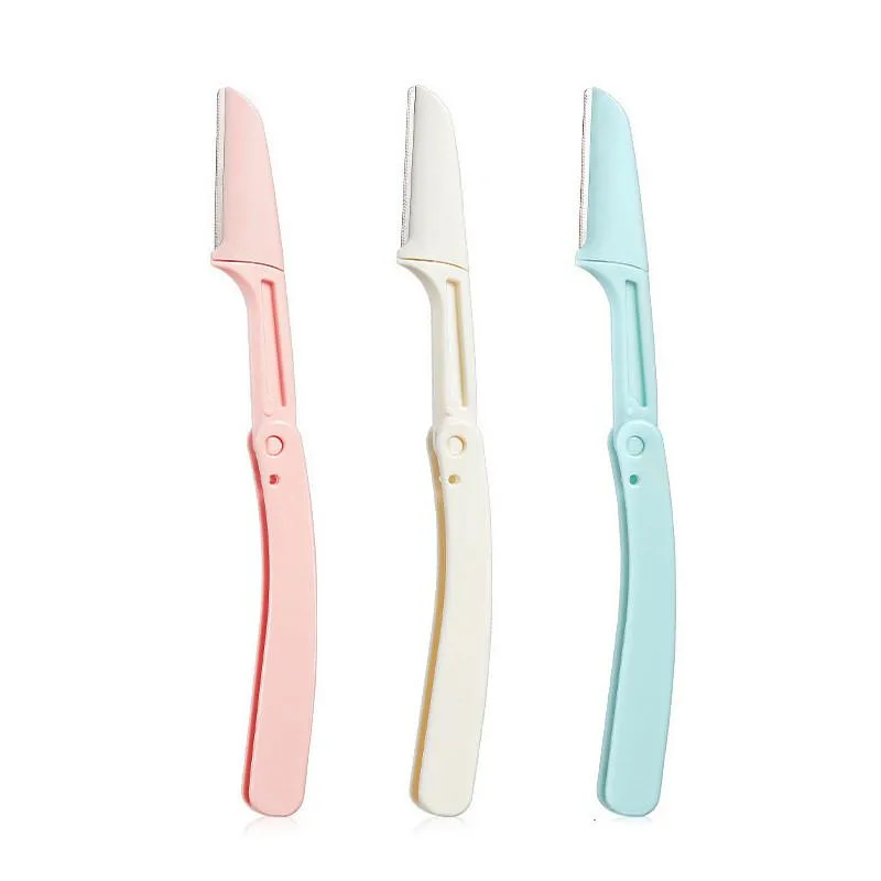 Foldable Safe Anti Cut Eyebrow Razor Set For Women Eyebrow Trimming Shaver Beauty Tools Set Pisau Alis - Image 7