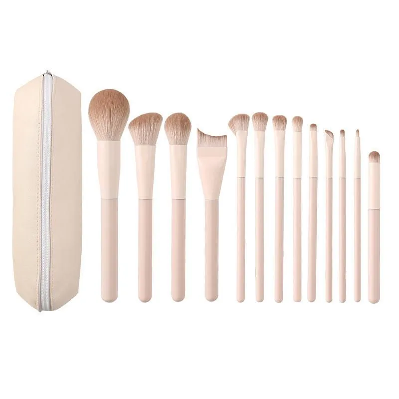 Makeup Brush Set Eyeshadow Blush Contour Nose Shadow Powder Brushes Complete Kit Set Berus Solek - Image 7