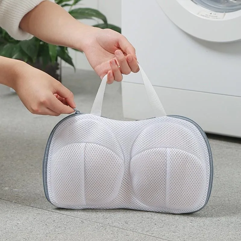 Beg Basuh Bra Jaring Tahan Lasak, Poliester Anti-Deformasi dengan Penutupan Zip - Image 7