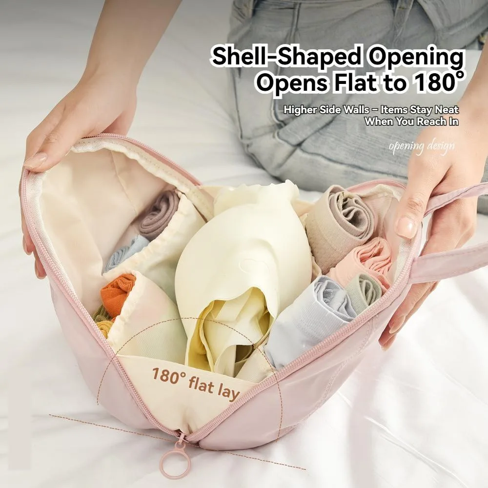 Beg Simpanan Pakaian Dalam Travel Portable Penyusun Coli Stoking Bra Lingerie Pouch Baru - Image 8