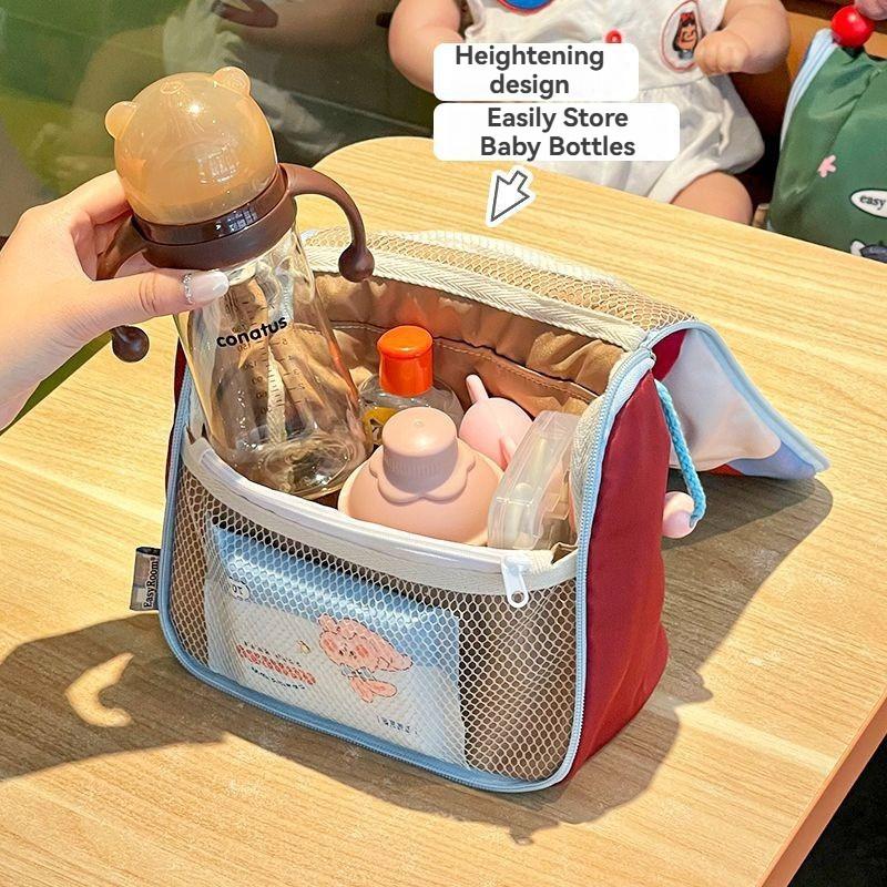Beg Ibu Pegang Tangan Ringan Organizer Lampin dan Botol Untuk Aktiviti Bayi - Image 8