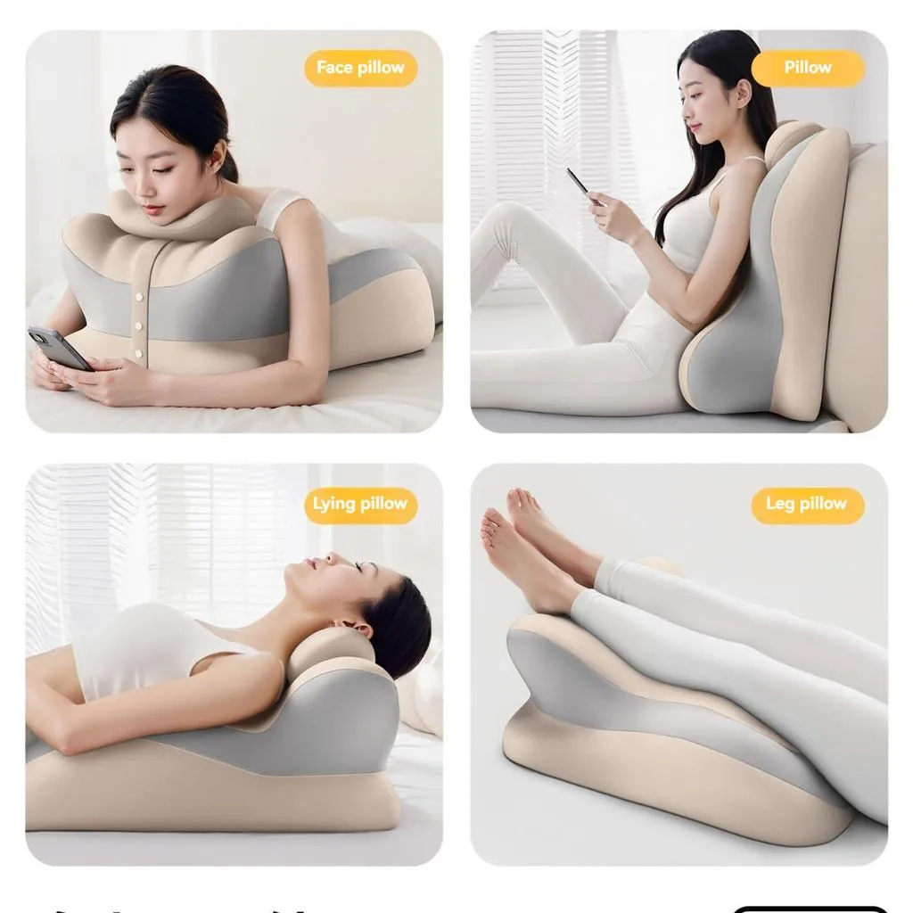 Bantal Sokongan Tidur Posisi Muka Pelbagai Fungsi Bantal Melegakan Tulang Belakang & Pinggang untuk Rehat - Image 8