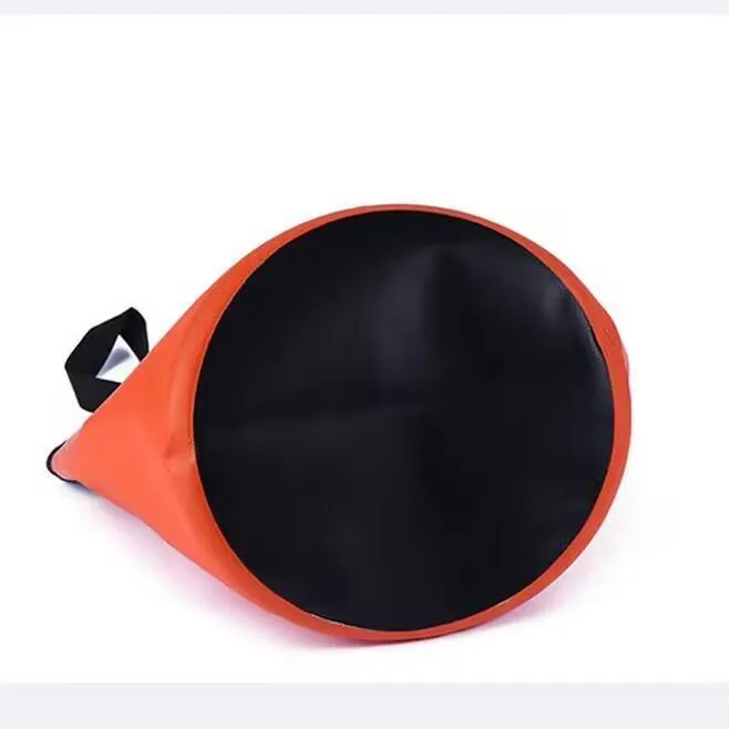 Portable PVC Collapsible Water Bucket For Outdoor Camping Water Storage Baldi Air Lipat - Image 8