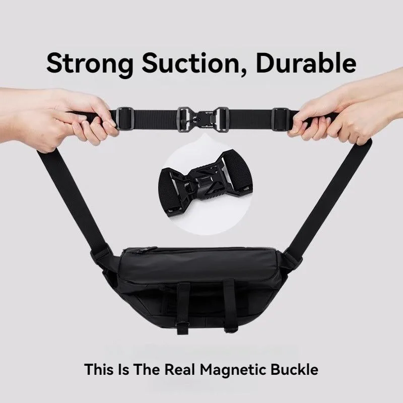 Men's Crossbody Bag Chest Bag Sling Backpack for Cycling Sports Daily Commute Beg Silang Lelaki - Image 8