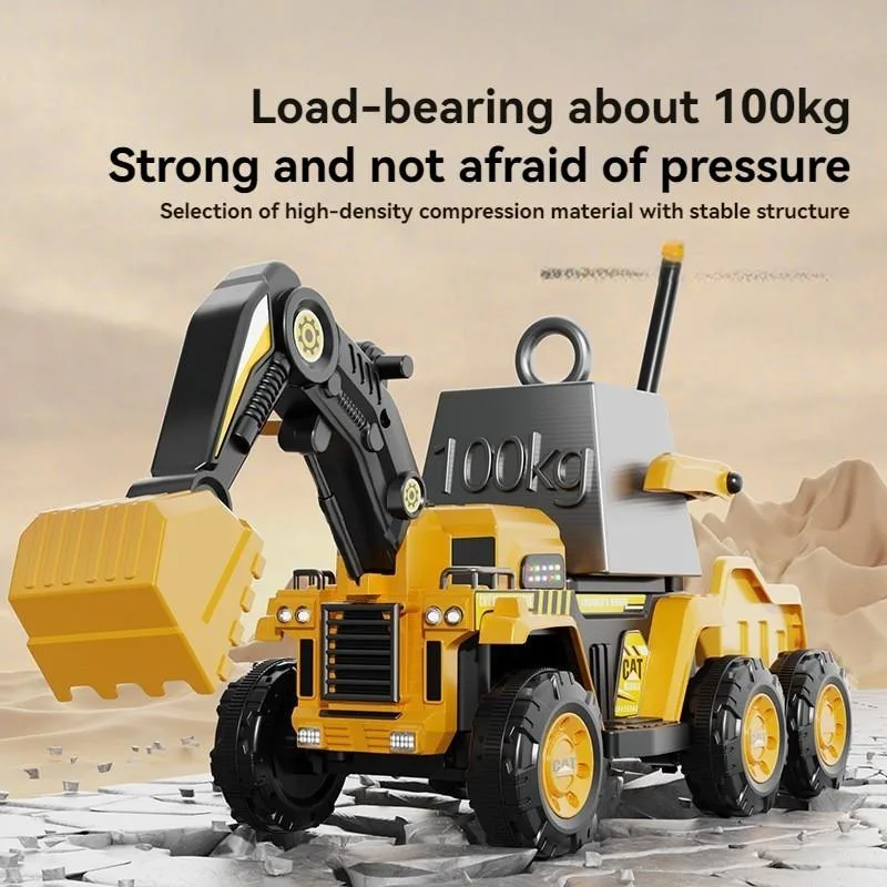 Large Electric Excavator Toy for Kids Rechargeable Construction Digger Truck Engineering Vehicle Jengkaut Elektrik - Image 8