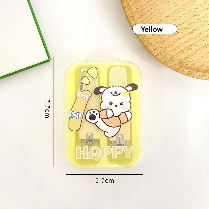 Cartoon Nail Clipper Cute Mini Portable Oblique Nail Clipper Gunting Kuku - Image 8