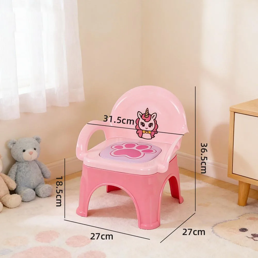 Kids Squeaky Cartoon Chair With Backrest Anti Slip Dining Stool For Baby Feeding Kerusi Kanak-Kanak - Image 8