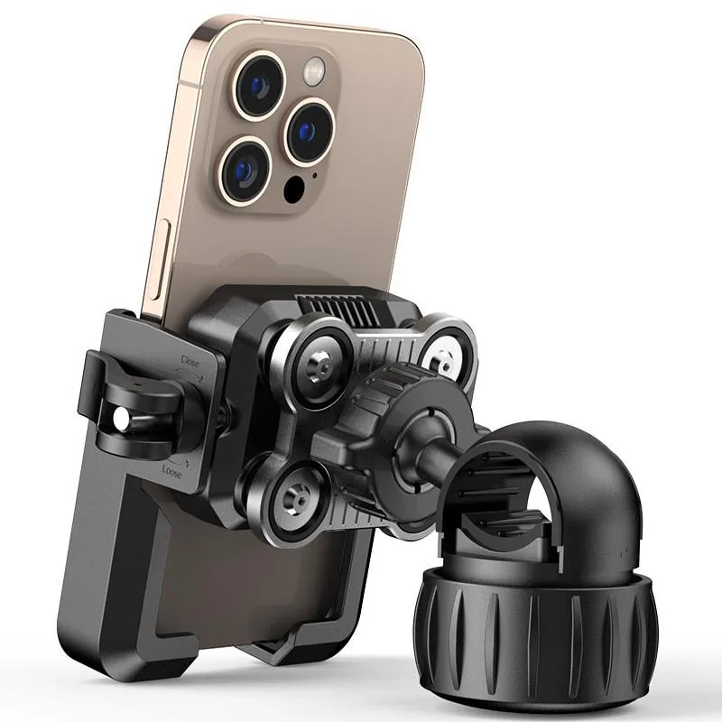 Shock Absorbing Phone Navigation Mount For Electric Motorcycle And Bicycle Pemegang Telefon - Image 8