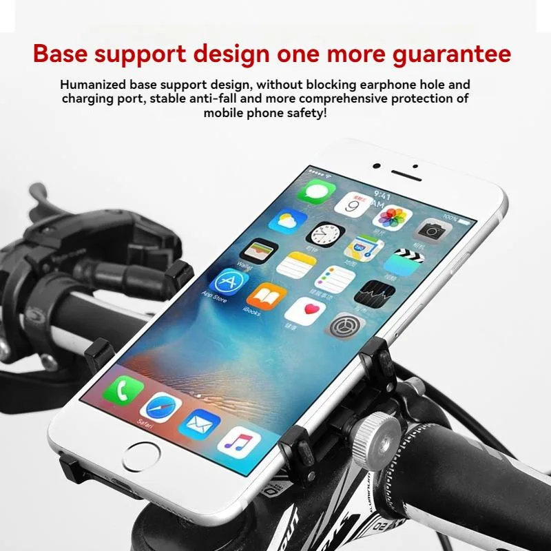 Shockproof Fixed Phone Navigation Mount For Bicycle And Electric Motorcycle Rider Pemegang Telefon - Image 8
