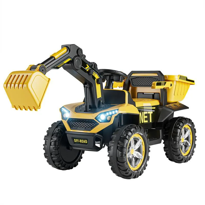 Remote Control Extra Large Kids Ride On Excavator Toy Off Road Beach 12V Dual Motor Vehicle Pengorek Elektrik - Image 8