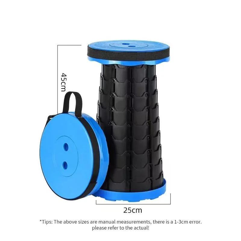 Outdoor Portable Folding Stool Chair Rainbow Folding Stool Adjustable Stool Fishing Train Stool Kerusi Lipat - Image 8