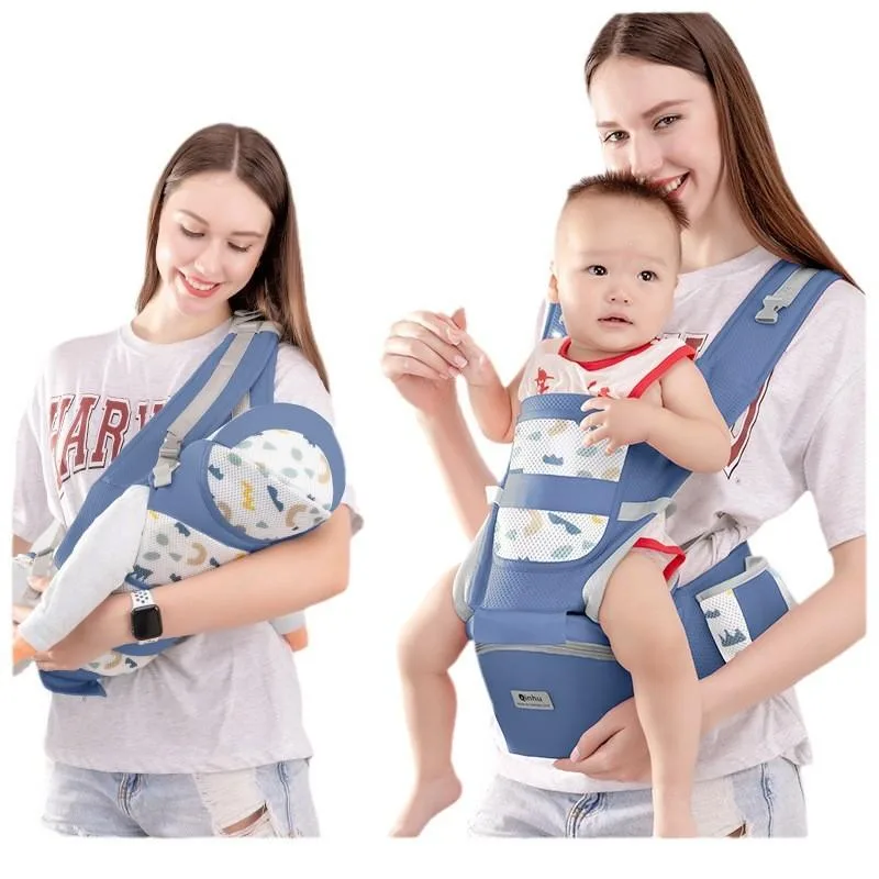 Multifunctional Baby Hip Seat Carrier Four Season Front Carry Infant Sling Hip Seat Bayi - Image 8