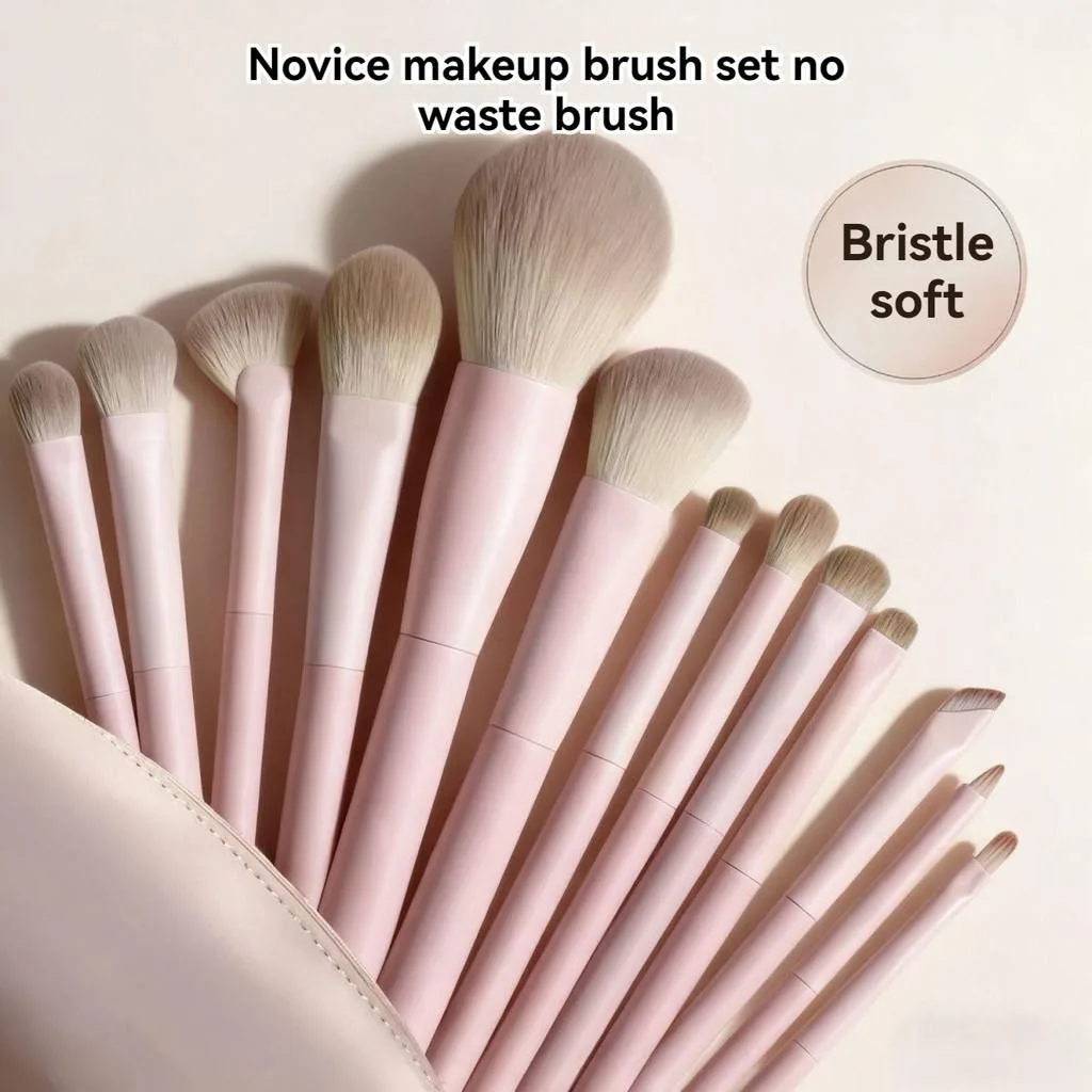 Makeup Brush Set Eyeshadow Blush Contour Nose Shadow Powder Brushes Complete Kit Set Berus Solek - Image 8