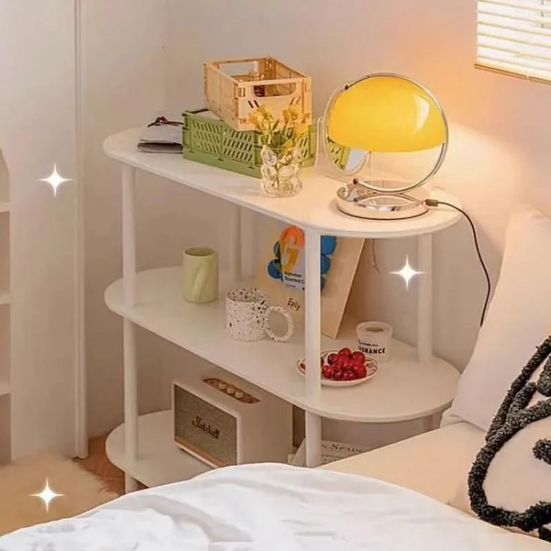 Rak Simpanan Berlapis Ringkas untuk Ruang Tamu & Bilik Tidur, Rak Paparan Lantai Serbaguna - Image 8