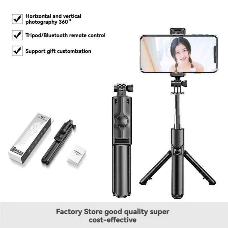 Tripod Selfie Stick dengan Alat Kawalan Bluetooth, Serbaguna Mudah Alih untuk Siaran Langsung & Foto - Image 8