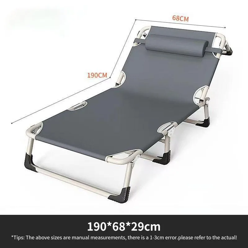 Katil Lipat Mudah Alih, Katil Tunggal untuk Pejabat Tidur Sebentar, Katil Lipat Teman Hospital & Kerusi Rehat - Image 8