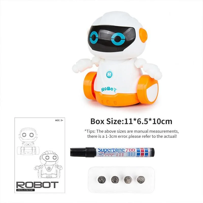 Robot Pintar Interaktif untuk Kanak-Kanak, Mainan Pendidikan Awal Melukis dengan Kesan Bunyi Berkualiti Tinggi - Image 9