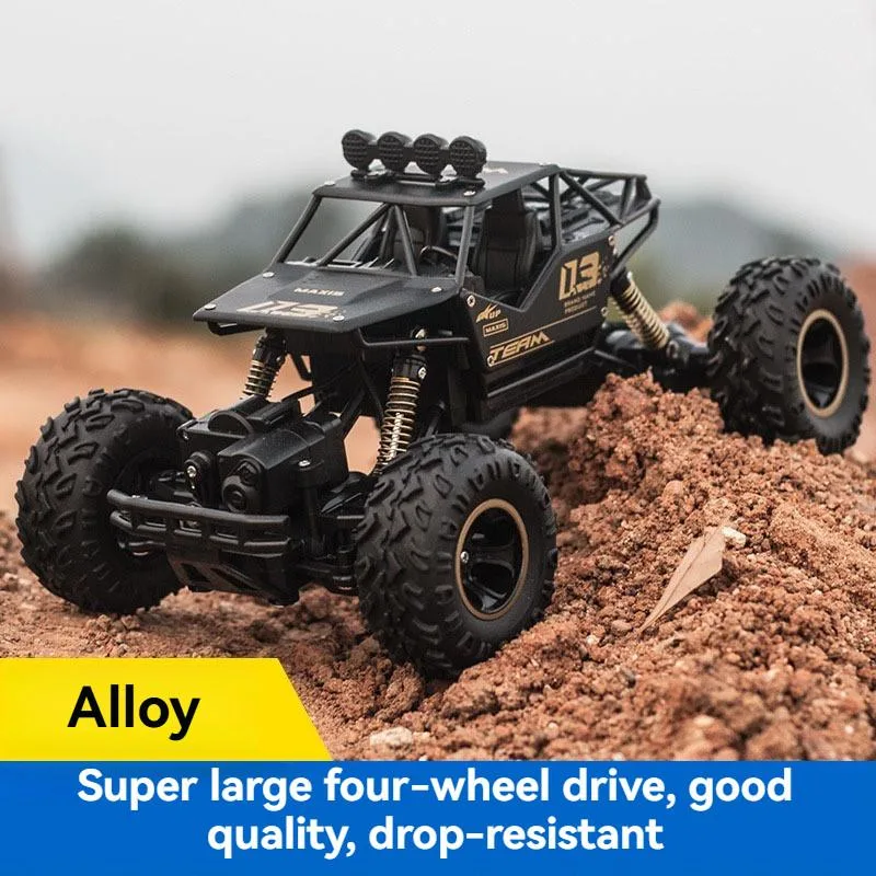 Rechargeable Remote Control Toy RC Drift Off Road Car 4WD Alloy Climbing Monster TruckKereta Kawalan Jauh - Image 9