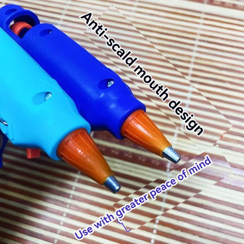 Hot Glue Gun 20W UK Plug With Switch Protective Nozzle 7mm Portable Pistol Gam Panas - Image 9