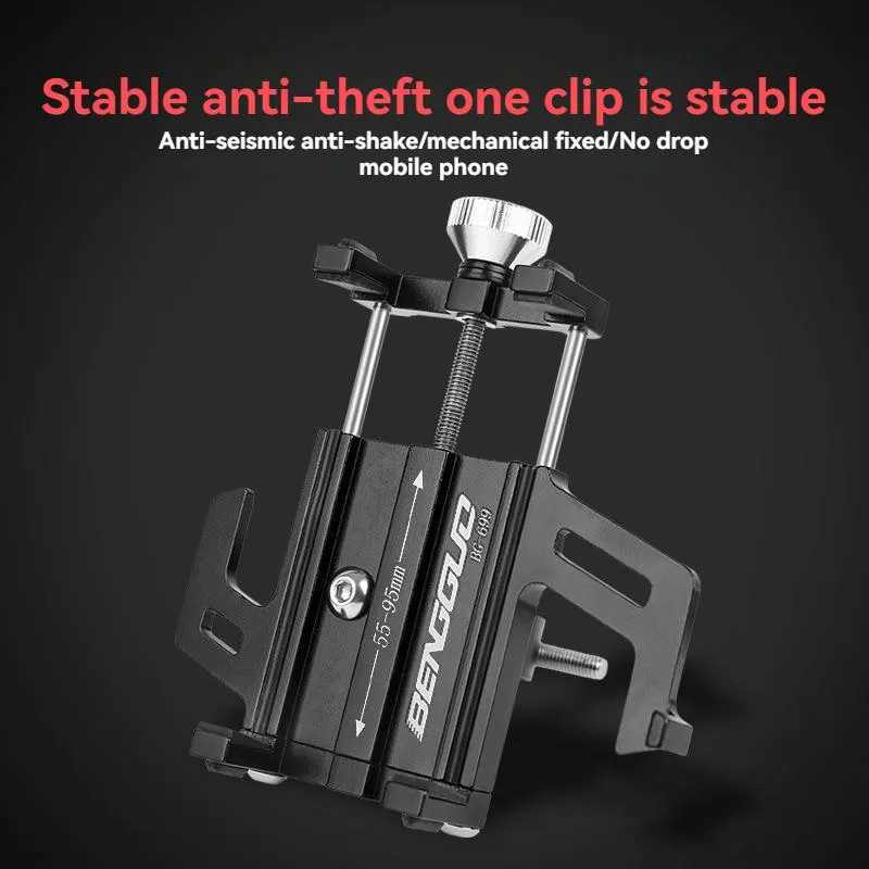 Shockproof Fixed Phone Navigation Mount For Bicycle And Electric Motorcycle Rider Pemegang Telefon - Image 9
