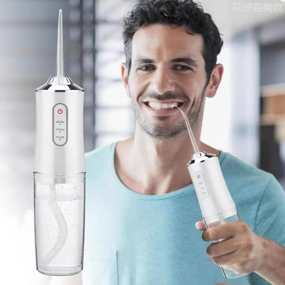 Flosser Air Mudah Alih, Irrigator Mulut Elektrik, Mesin Pembersih Gigi Mini untuk Rumah & Perjalanan - Image 9