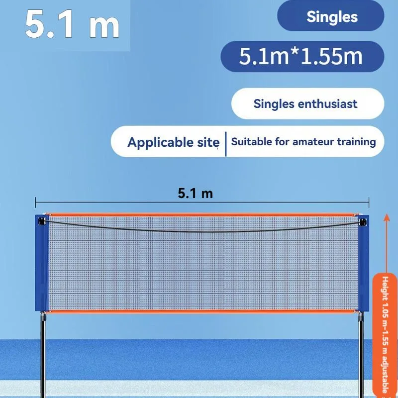 Portable Badminton Net Stand Foldable Multi-Sport Net For Pickleball Tennis Home Outdoor Rak Jaring Badminton - Image 9