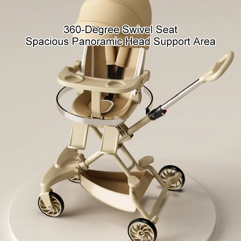 Lightweight Foldable Reversible Baby Stroller Sit And Lie Outdoor Kids Pushchair Stroller Kereta Sorong Bayi - Image 9