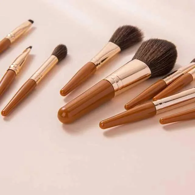 Makeup Brush Set Portable Travel Complete Brushes Kit For Beginners Set Berus Solek - Image 9