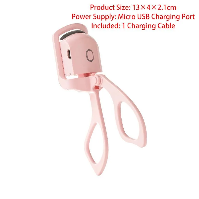 Electric Heated Eyelash Curler Portable Rechargeable Long Lasting Lash Curling Tool Pengerus Bulu Mata Elektrik - Image 9