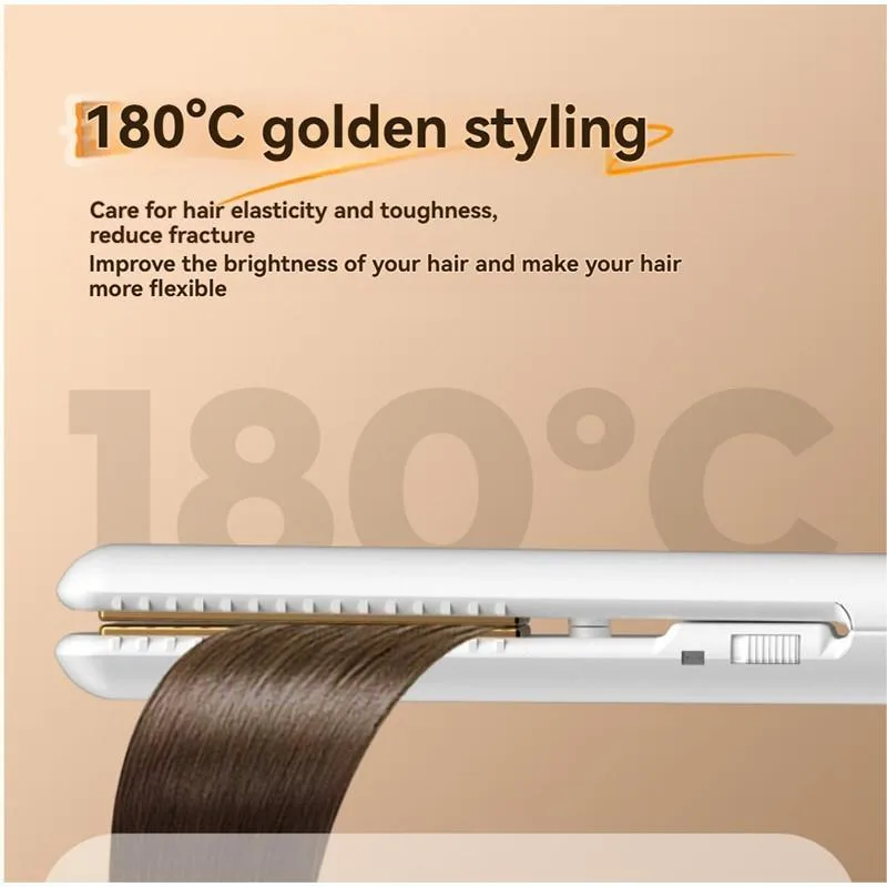 Pelurus Rambut Mini USB Mudah Alih, 2-dalam-1 Pengeriting & Pelurus untuk Asrama Pelajar - Image 9