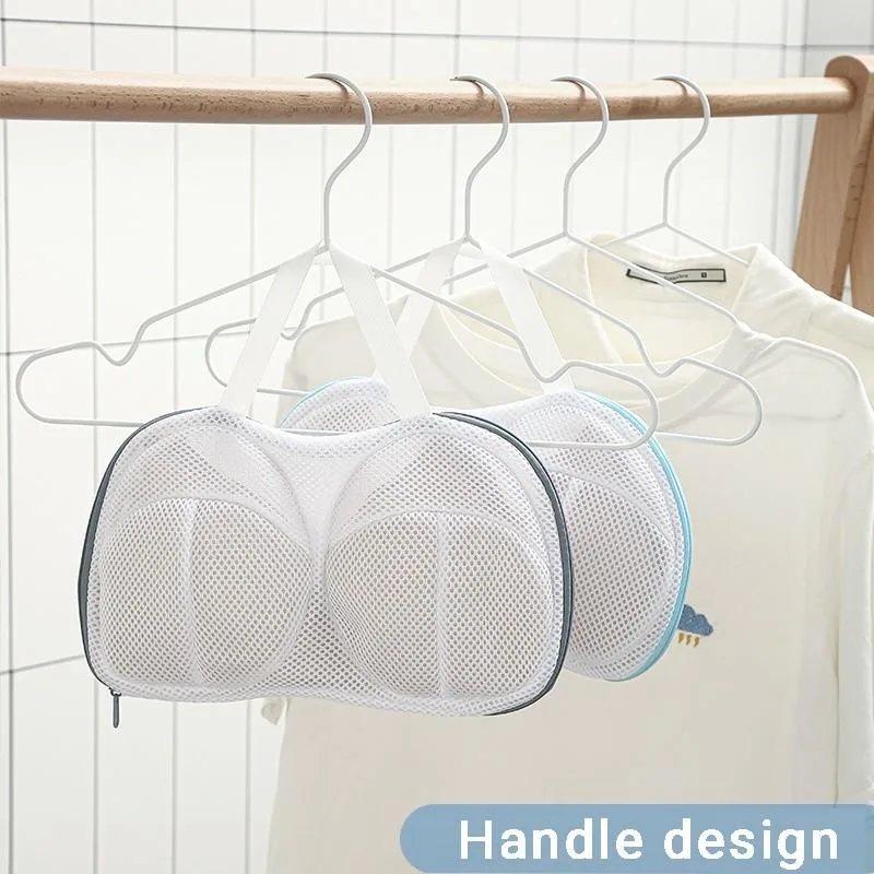 Beg Basuh Bra Jaring Tahan Lasak, Poliester Anti-Deformasi dengan Penutupan Zip - Image 9