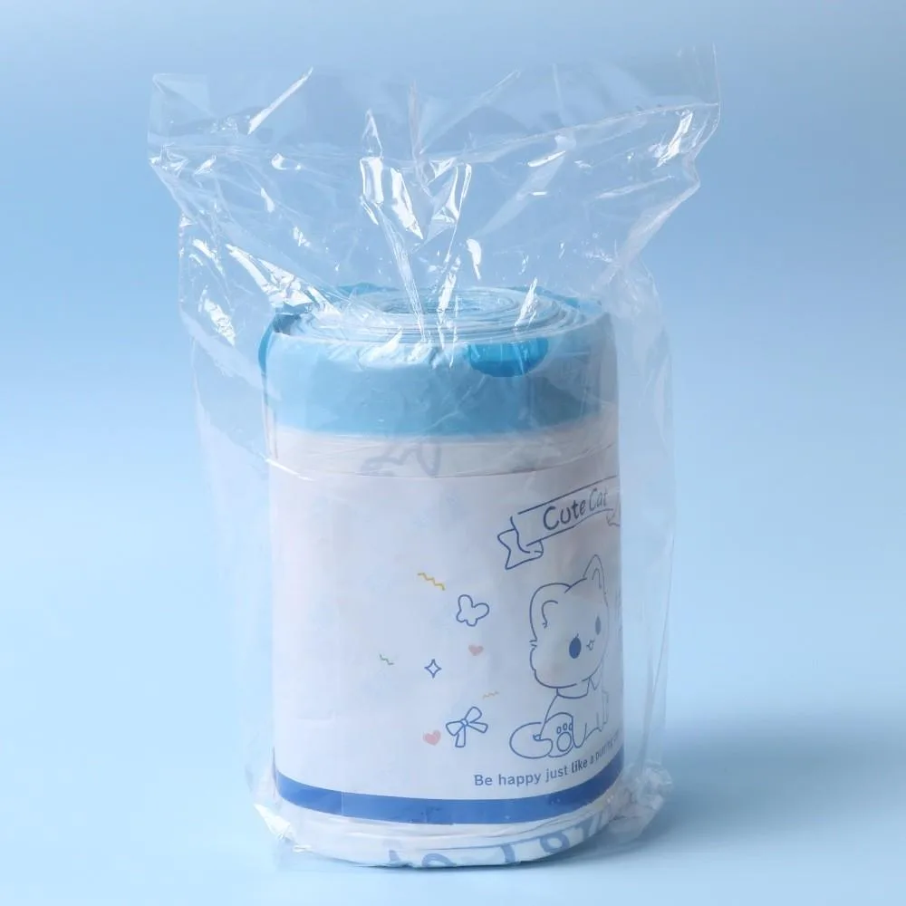 Beg Sampah Bertali 75PCS Pakai Buang, Beg Sampah & Simpanan untuk Pembersihan Rumah & Dapur - Image 9