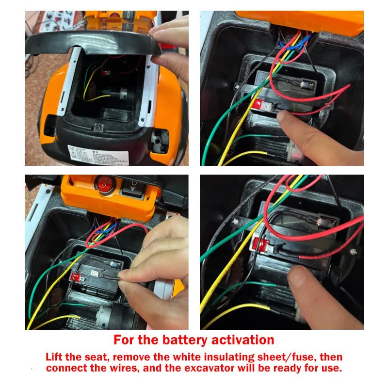 Mainan Jengkaut Elektrik Sit & Ride untuk Kanak-Kanak 1-5 Tahun dengan Lengan Gali - Image 9