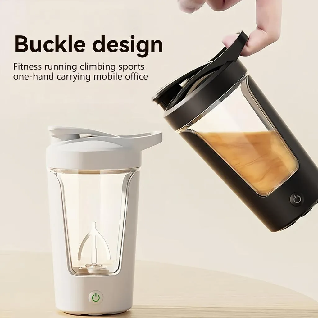 Botol Penggoncang Elektrik USB Boleh Dicas, Cawan Goncang Protein & Pengadun Kopi Mudah Alih - Image 10