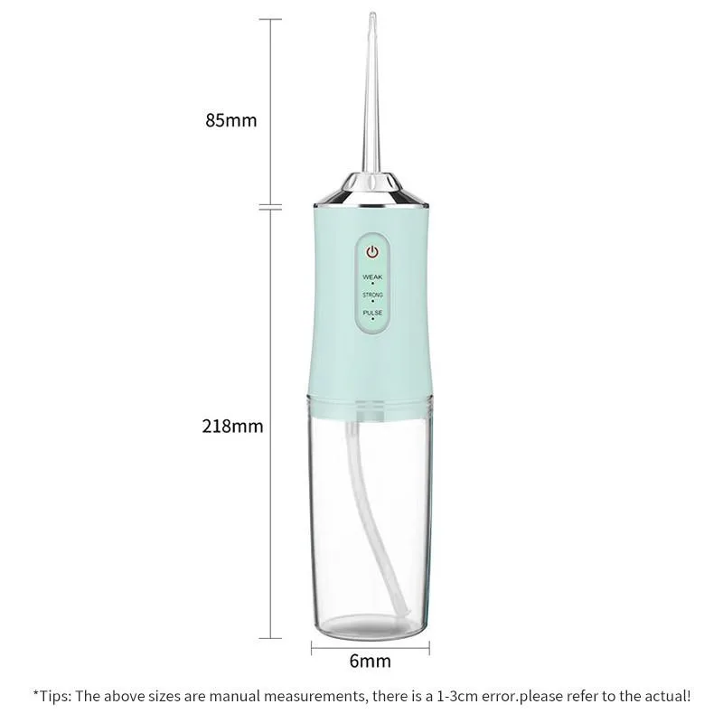Flosser Air Mudah Alih, Irrigator Mulut Elektrik, Mesin Pembersih Gigi Mini untuk Rumah & Perjalanan - Image 11