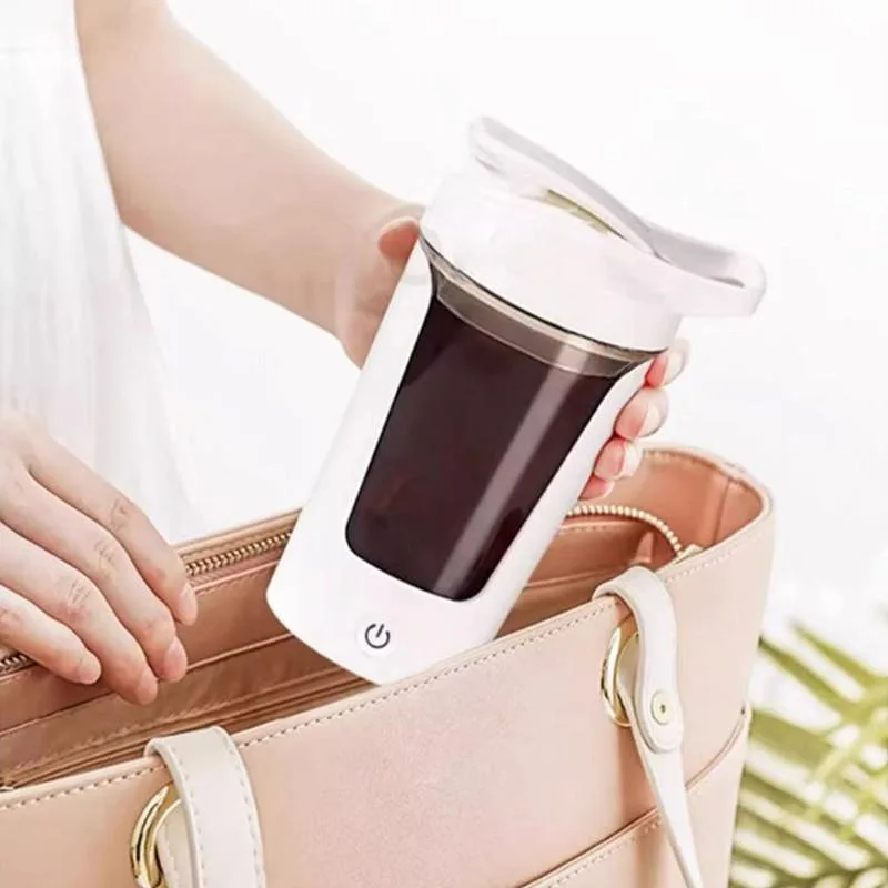 Botol Penggoncang Elektrik USB Boleh Dicas, Cawan Goncang Protein & Pengadun Kopi Mudah Alih - Image 11