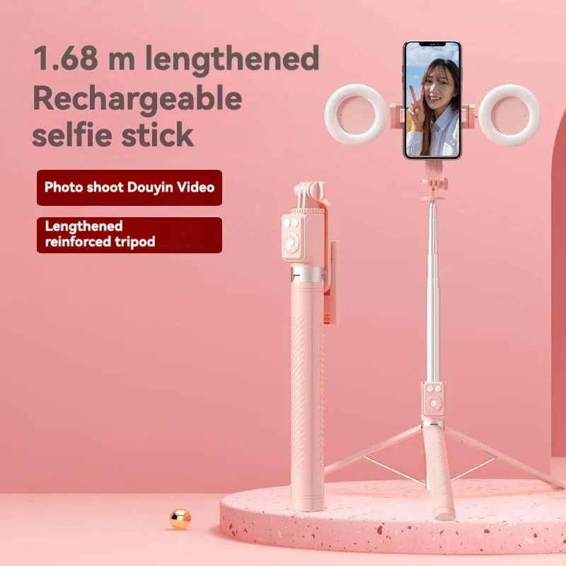 Selfie Stick Bluetooth 1.7M dengan Tripod & Alat Kawalan Jauh, Sesuai untuk TikTok Live, Fotografi & Tapak Telefon - Image 11