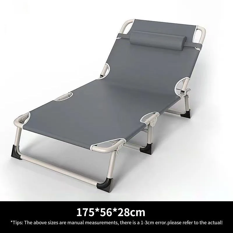Katil Lipat Mudah Alih, Katil Tunggal untuk Pejabat Tidur Sebentar, Katil Lipat Teman Hospital & Kerusi Rehat - Image 13